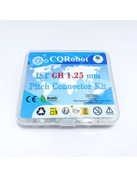 Kit de Conectores JST GH 1.25mm 4 Pines CQRobot - 80 Juegos Kit de Conectores JST GH 1.25mm 4 Pines CQRobot - 80 Juegos