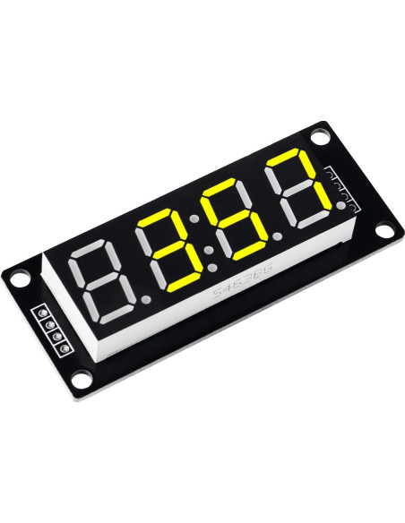 5 Módulos Pantalla LED TM1637 4 Dígitos 7 Segmentos Diitao 5 Módulos Pantalla LED TM1637 4 Dígitos 7 Segmentos Diitao