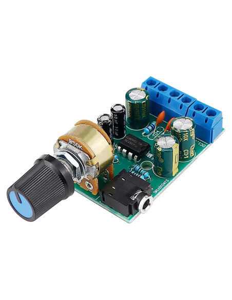 Placa Amplificadora TDA2822M 2.0 Canal 1.8-12V Mini 52x31mm Placa Amplificadora TDA2822M 2.0 Canal 1.8-12V Mini 52x31mm