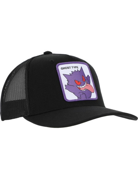 Gorra Trucker Negra Bioworld Pokémon Gengar Ajustable Gorra Trucker Negra Bioworld Pokémon Gengar Ajustable