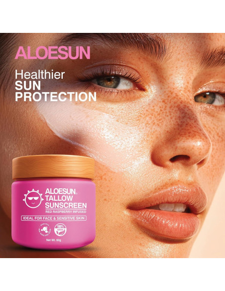 Protector Solar Orgánico ALOESUN 60g - Grasa de Res SPF Natural Protector Solar Orgánico ALOESUN 60g - Grasa de Res SPF Natural