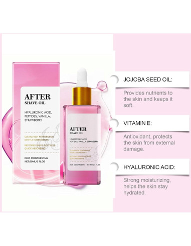 Aceite After Shave Fresa Yniquet 89 ml - Hidrata y Calma