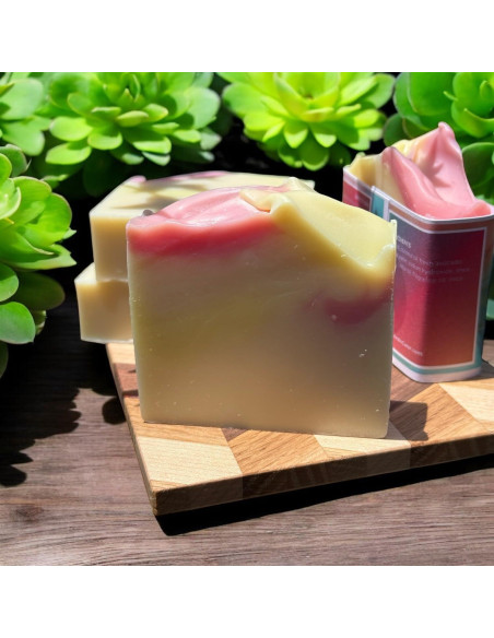 Jabón en barra floral SARNATBODYCARE plumeria dulce 121.9g Jabón en barra floral SARNATBODYCARE plumeria dulce 121.9g