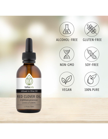 Extracto de Trébol Rojo Teliaoils en Aceite de Oliva 50ml Extracto de Trébol Rojo Teliaoils en Aceite de Oliva 50ml