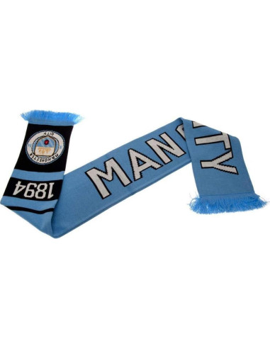 Bufanda de punto Manchester City FC 100% Acrílico 132 cm