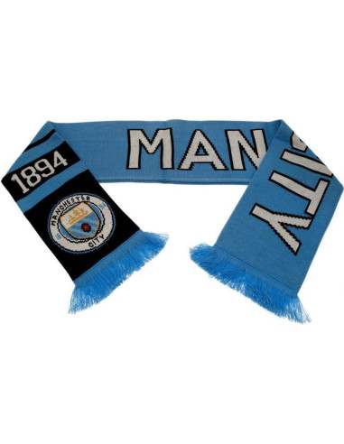 Bufanda de punto Manchester City FC 100% Acrílico 132 cm