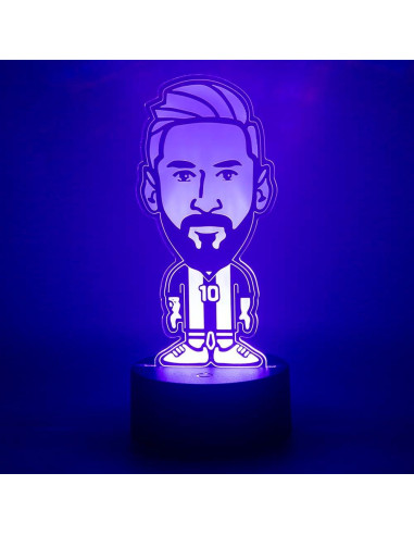 Lámpara 3D LED de Fútbol EXIGENT - 19x10 cm, 7 Colores