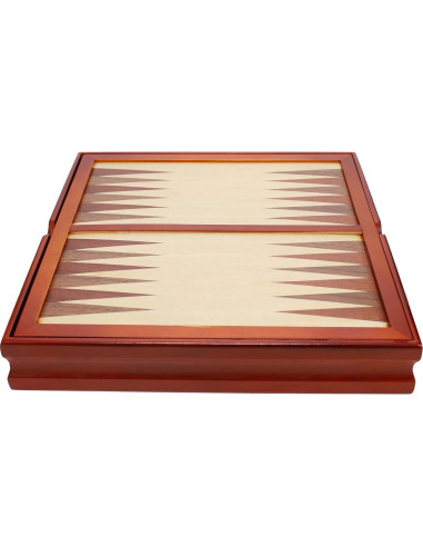 Conjunto de Juegos de Mesa 7 en 1 WE Games - Madera de Nogal 30.48 cm
