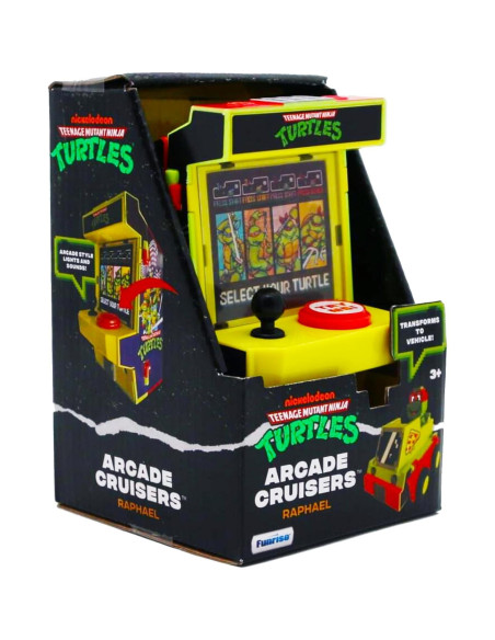 Cabina de Arcade 2-en-1 Raphael TMNT con Luces y Sonidos Cabina de Arcade 2-en-1 Raphael TMNT con Luces y Sonidos