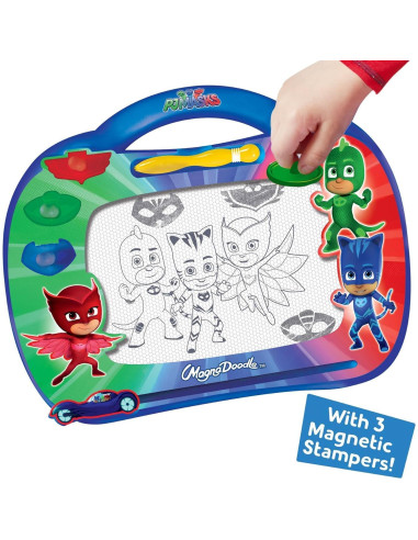 Bloc de Dibujo Magnético PJ Masks con Stickers y Stylus
