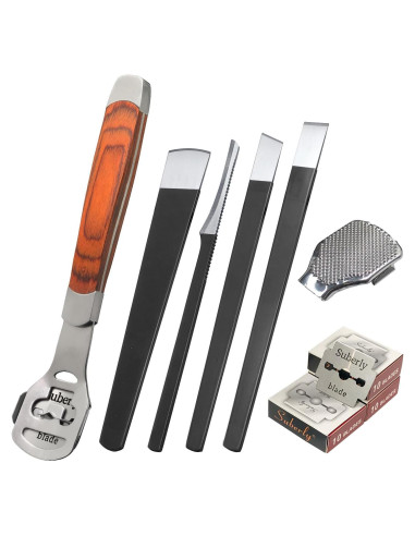 Set de Raspadores de Callos para Pies POQOD - 36 Piezas