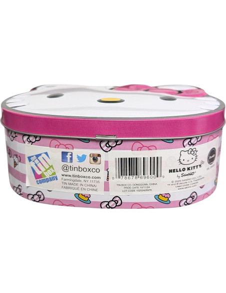 Bolso Hello Kitty con Asa de Cuentas y Cierre - 17.8x14x6.4 cm Bolso Hello Kitty con Asa de Cuentas y Cierre - 17.8x14x6.4 cm