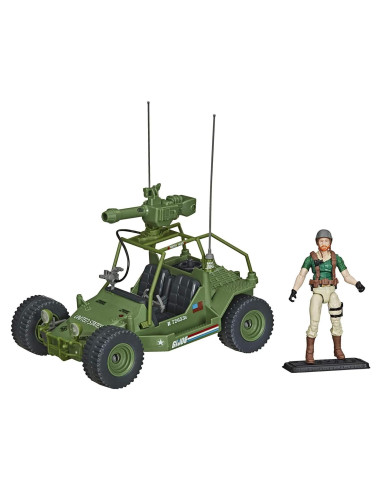Vehículo G.I. Joe Retro A.W.E. Striker Hasbro con Figura Crankcase