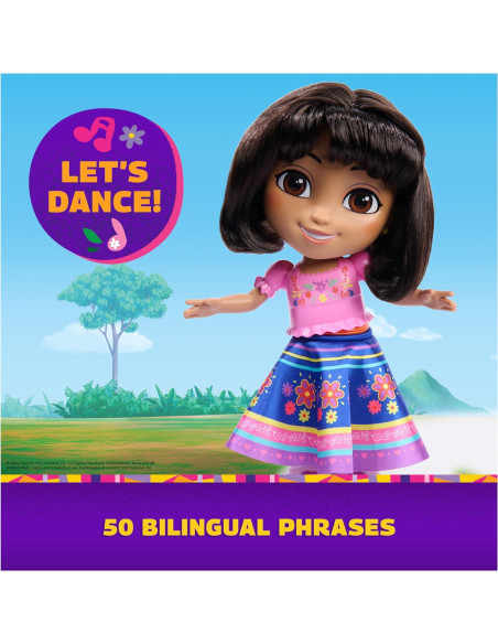 Muñeca Interactiva Baila con Me Dora - 2 Faldas, Frases Bilingües Muñeca Interactiva Baila con Me Dora - 2 Faldas, Frases Bilingües