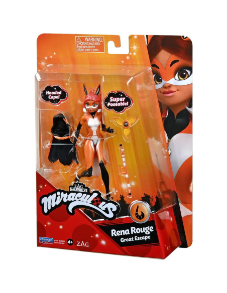 Muñeca Rena Rouge Miraculous Ladybug 12.7 cm con accesorios Muñeca Rena Rouge Miraculous Ladybug 12.7 cm con accesorios