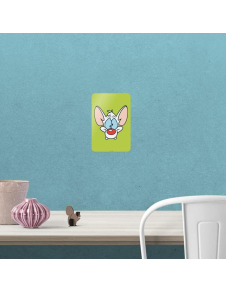 Adhesivo Decorativo Pinky y el Cerebro 15.24x10.16cm Adhesivo Decorativo Pinky y el Cerebro 15.24x10.16cm