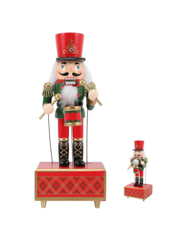 Caja de Música Cascanueces de Madera Cabilock 27.94 cm