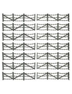 Accesorios de Cercas de Alambre de Púas BMC - 20pc Grises