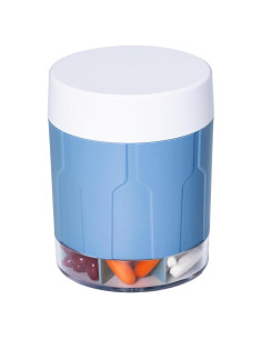 Organizador de Pastillas Semanal Betife Extra Grande Azul