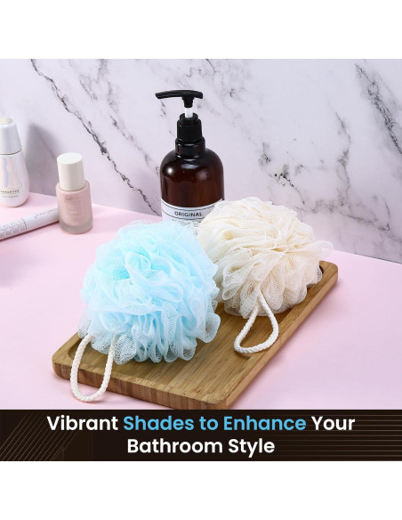 Paquete de 4 Esponjas de Loofah LIKEVOW Exfoliantes Negras 15cm Paquete de 4 Esponjas de Loofah LIKEVOW Exfoliantes Negras 15cm