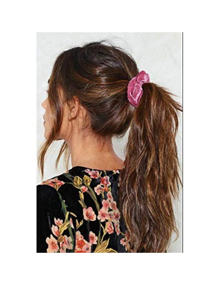 Gomas de Pelo de Terciopelo Chloven - 45 Piezas Multicolor Gomas de Pelo de Terciopelo Chloven - 45 Piezas Multicolor