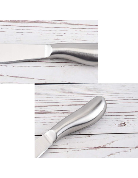 Juego de cuchillos para untar VANRA 4 piezas acero inoxidable 13.5 cm Juego de cuchillos para untar VANRA 4 piezas acero inoxidable 13.5 cm