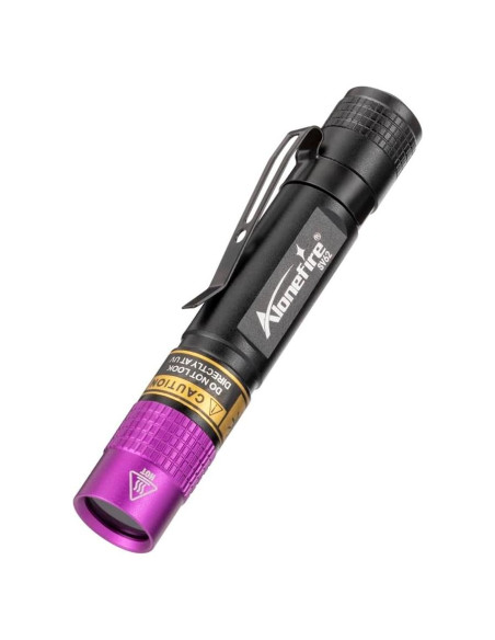 Linterna UV Mini Alonefire SV62 3W 365nm Portátil EDC Linterna UV Mini Alonefire SV62 3W 365nm Portátil EDC