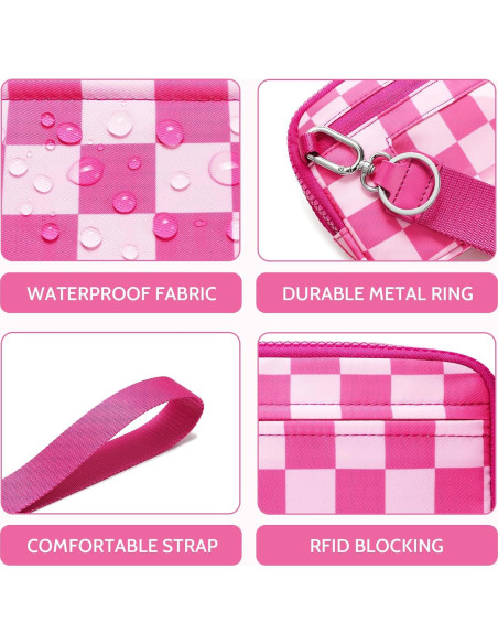 Cartera de Muñeca FODOKO Acolchada Impermeable 30x12x3cm Cartera de Muñeca FODOKO Acolchada Impermeable 30x12x3cm