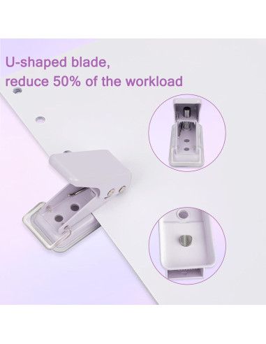 Perforadora de Un Solo Agujero Zufecy 6mm para Papel y Manualidades