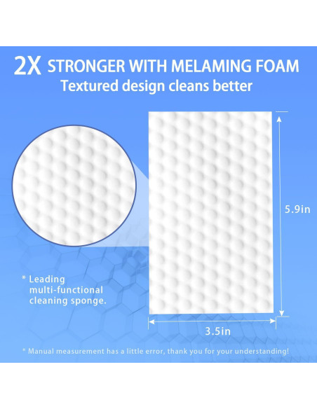 Hojas de Borrador Mágico SUPERASER 100 Piezas Melamina Hojas de Borrador Mágico SUPERASER 100 Piezas Melamina