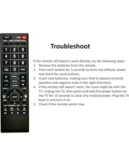 Control Remoto Universal Toshiba CT-90325 para TVs LCD LED 4K Control Remoto Universal Toshiba CT-90325 para TVs LCD LED 4K