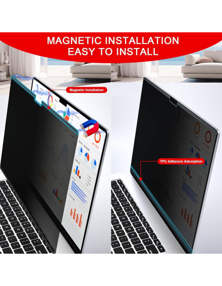 Pantalla de Privacidad Magnética ZOEGAA para MacBook Pro 14" Pantalla de Privacidad Magnética ZOEGAA para MacBook Pro 14"