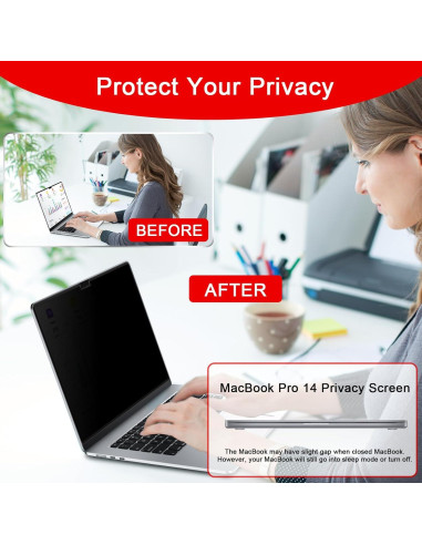 Pantalla de Privacidad Magnética ZOEGAA para MacBook Pro 14"
