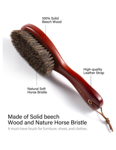 Cepillo de Ropa VASSON de Cerdas Naturales 21.6cm