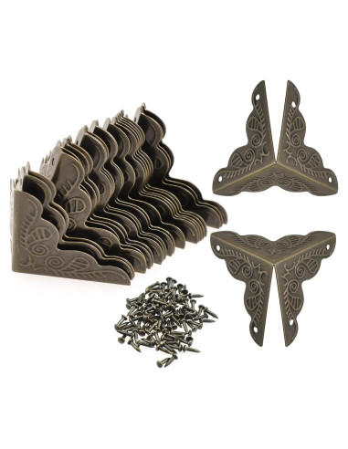 Guardia de Esquina Vintage U BAN U - 24 Piezas Bronce 25mm