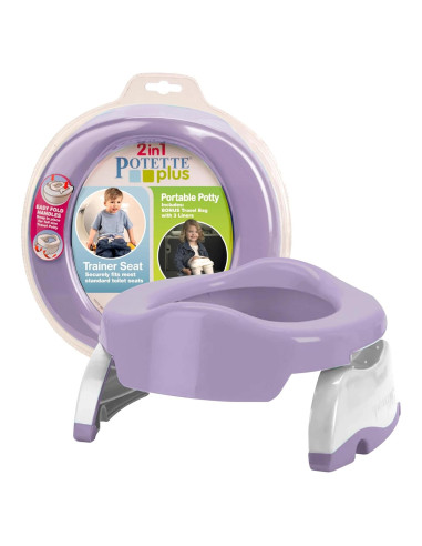 Orinal de Viaje Kalencom Potette Plus 2 en 1 - Ciruela