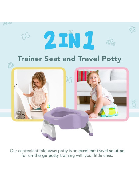 Orinal de Viaje Kalencom Potette Plus 2 en 1 - Ciruela Orinal de Viaje Kalencom Potette Plus 2 en 1 - Ciruela