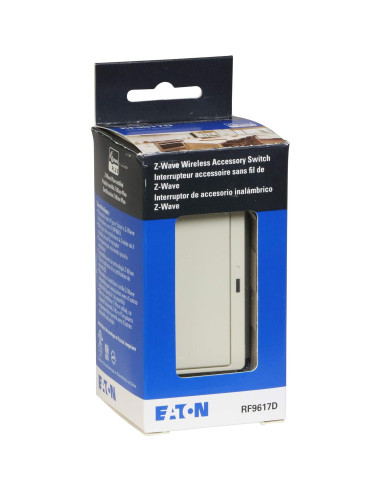 Interruptor Accesorio Inalámbrico Z-Wave Plus Eaton RF9617AW