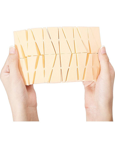 Esponjas de Maquillaje Desechables OWLFAVO 48pcs Sin Látex