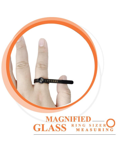 Herramienta de Medición de Talla de Anillo TANJIN 1-17 Reutilizable