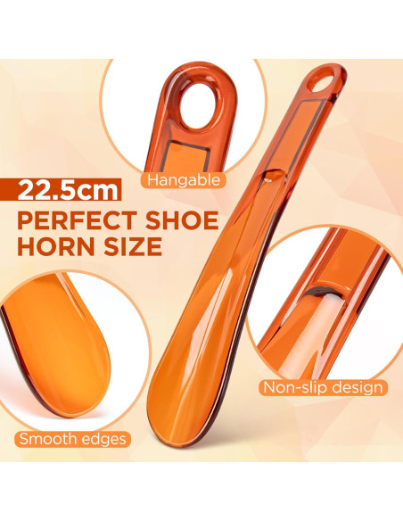 Cuerno de zapato de plástico Senbers 22.35 cm para viaje Cuerno de zapato de plástico Senbers 22.35 cm para viaje