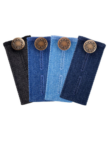 Extensores de Cintura AIRIQI para Jeans - 4 Piezas