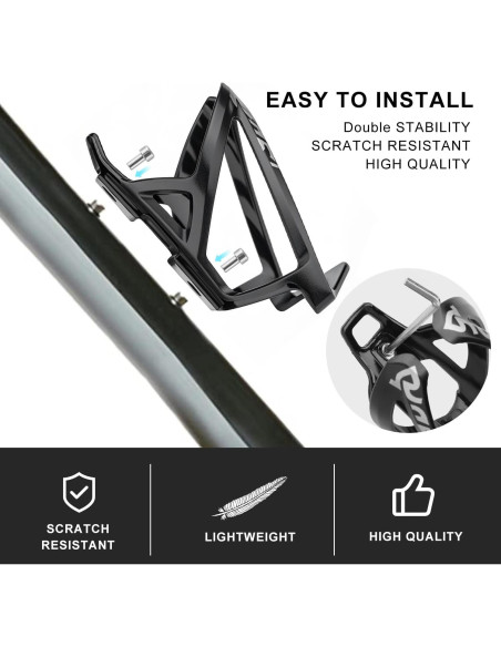 Soporte para Botella de Agua de Bicicleta Binudum Negro Soporte para Botella de Agua de Bicicleta Binudum Negro