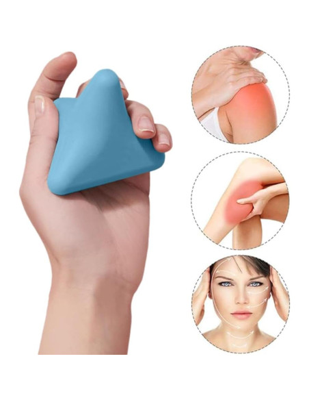 Bola de Masaje OULIGET para Alivio de Estrés - Azul Bola de Masaje OULIGET para Alivio de Estrés - Azul