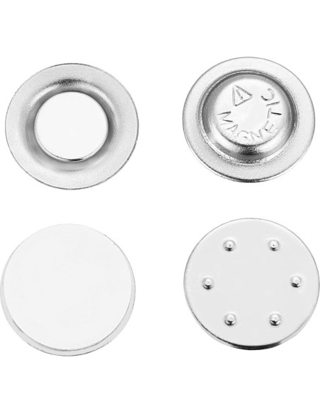 BBTO 24 Piezas Etiquetas de Nombre Magnéticas Redondas 1.7 cm BBTO 24 Piezas Etiquetas de Nombre Magnéticas Redondas 1.7 cm