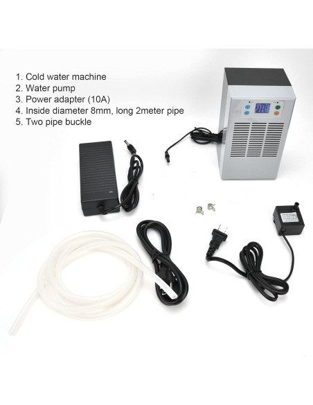 Enfriador de Agua 35L Diydeg STC-200 Silencioso 100W Enfriador de Agua 35L Diydeg STC-200 Silencioso 100W