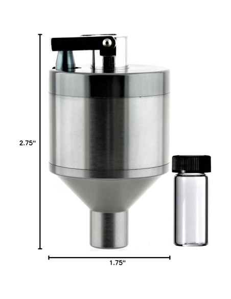 Molino de Especias Manual TitanOwl 4.45 cm Plata Molino de Especias Manual TitanOwl 4.45 cm Plata