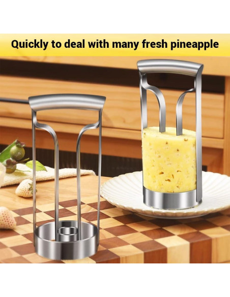 Pelador y Corer de Piña MOUMOUTEN Acero Inoxidable 20cm Pelador y Corer de Piña MOUMOUTEN Acero Inoxidable 20cm