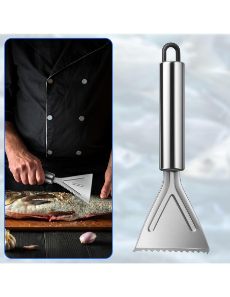 Juego de 4 Removedores de Escamas de Pescado Asofelk Juego de 4 Removedores de Escamas de Pescado Asofelk