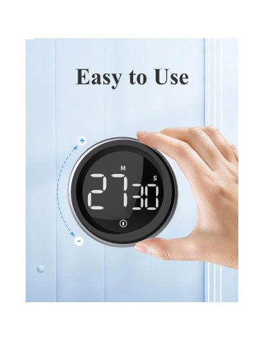 Temporizador Digital Wisebee para Cocina con Alarma Fuerte